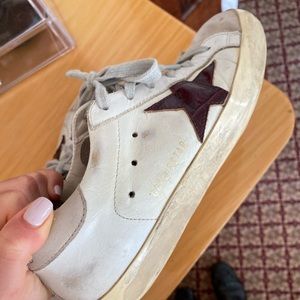 Distressed golden goose